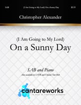 On a Sunny Day SAB choral sheet music cover